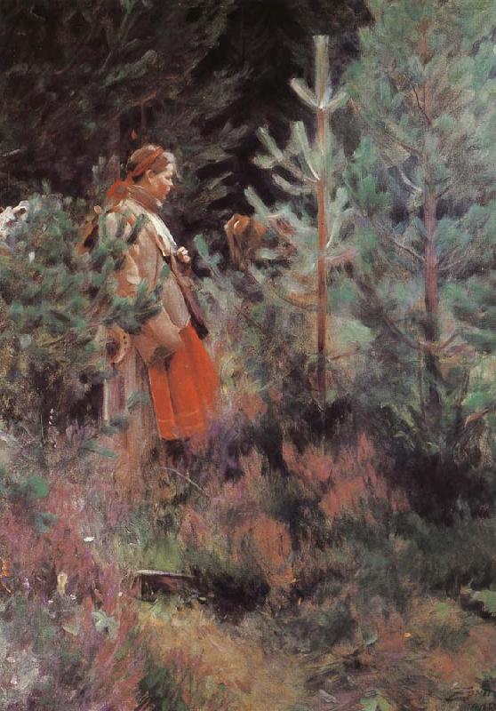 Anders Zorn Shepherdess oil painting picture